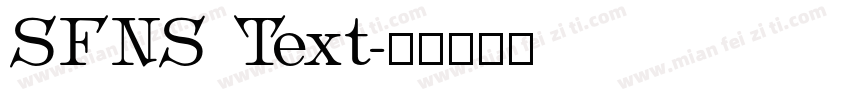 SFNS Text字体转换